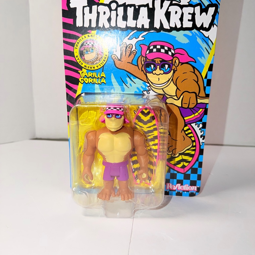 Thrilla Krew Tarilla Gorilla Action Figure - Pink & Purple